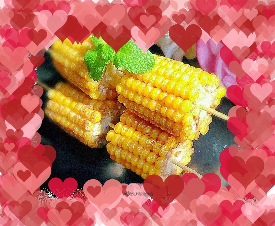 Honey-flavored roasted corn