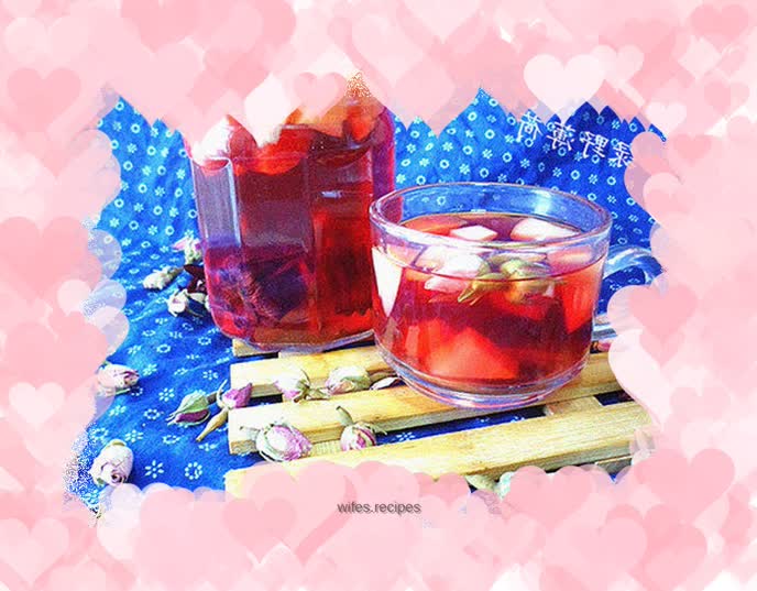 Rose Roselle Fresh Fruit Tea