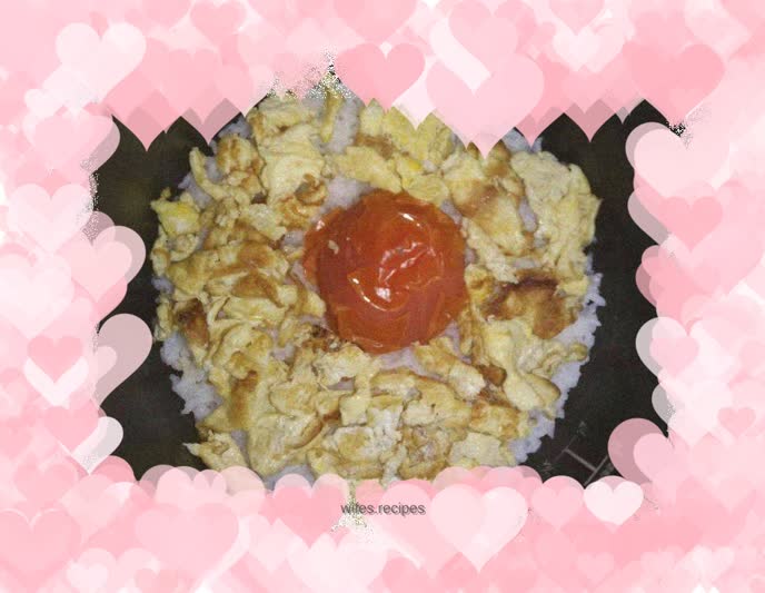 Tomato and egg rice