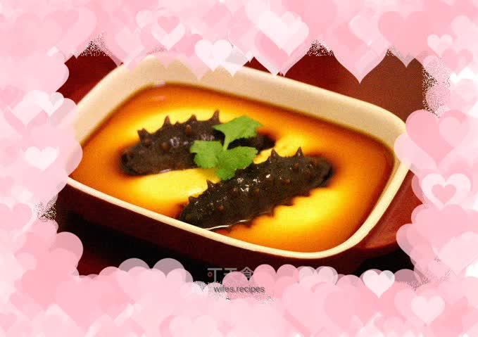Sea Cucumber Steamed Egg