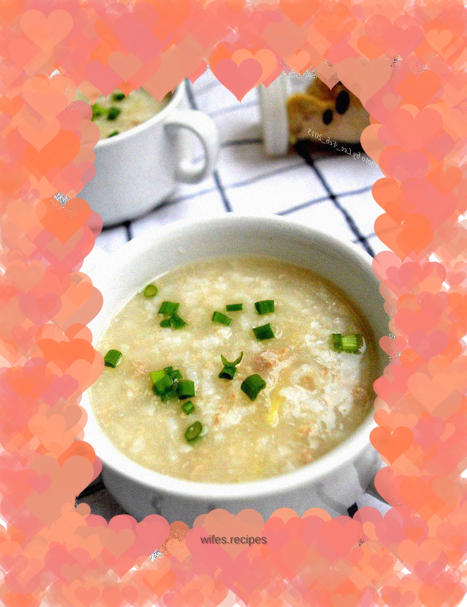 Shredded radish and minced meat porridge