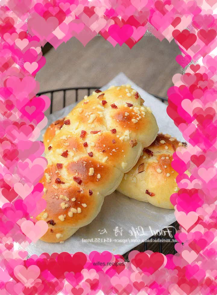 [Soufflé braided bread]--- Make bread that children love to eat