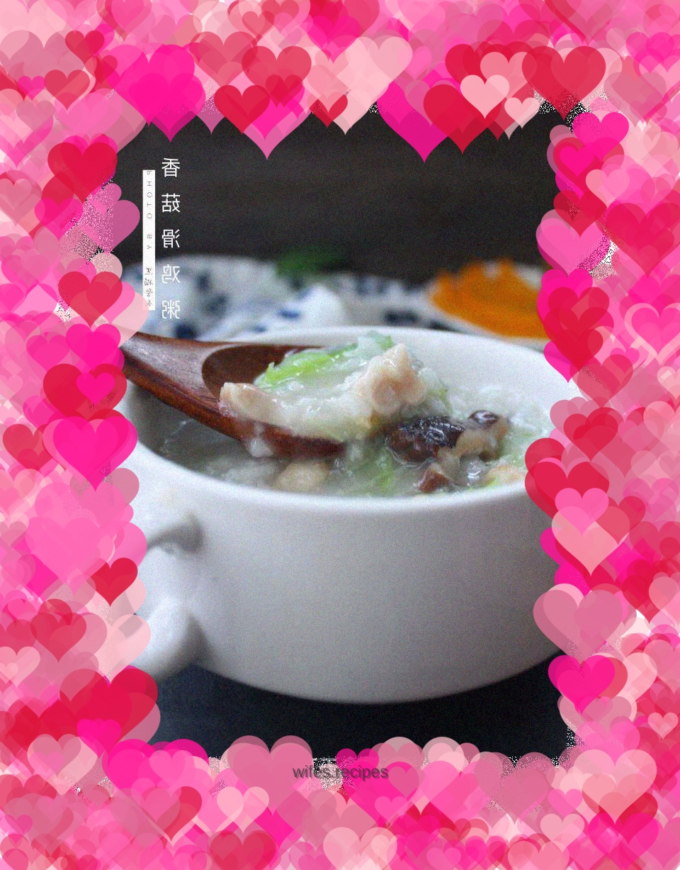 Mushroom and Chicken Porridge