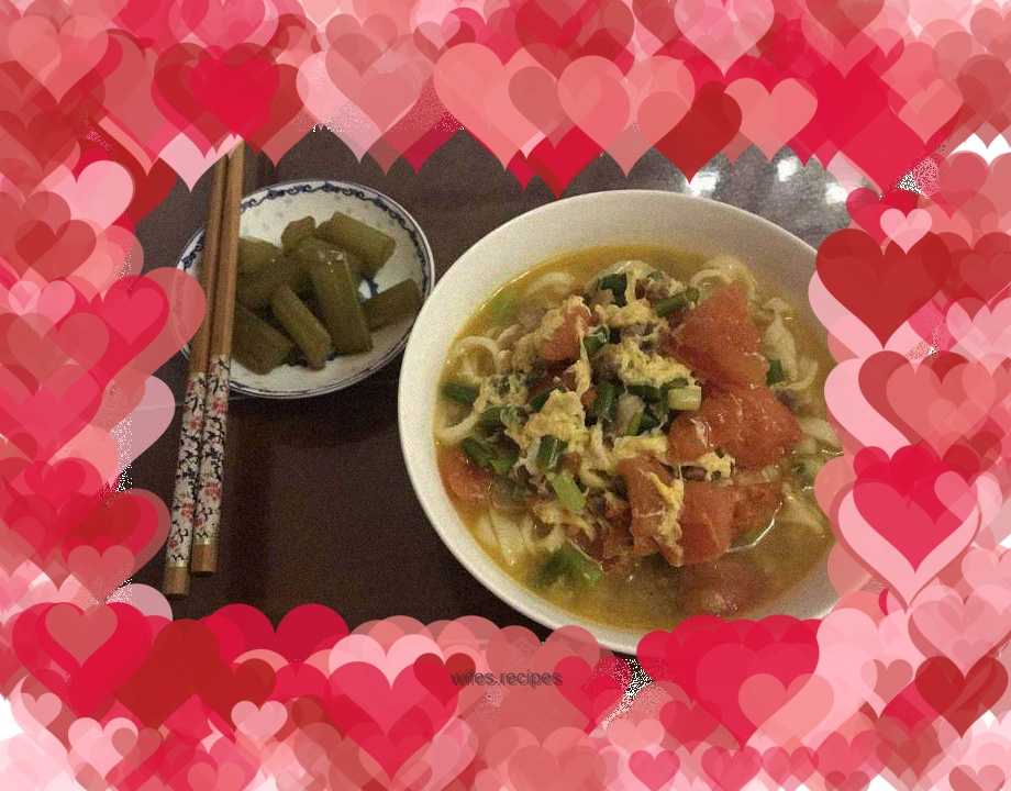 Egg hand-made noodles