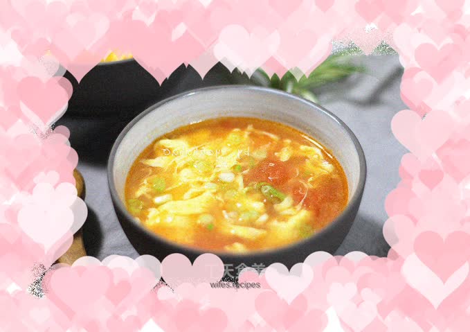 Tomato and Egg Drop Soup