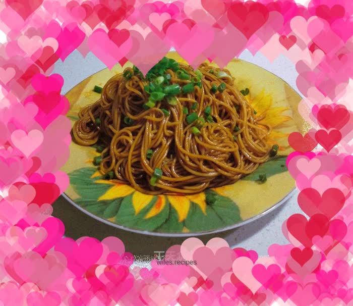 Scallion oil noodles