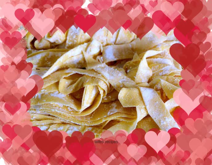 Hand-rolled pumpkin noodles