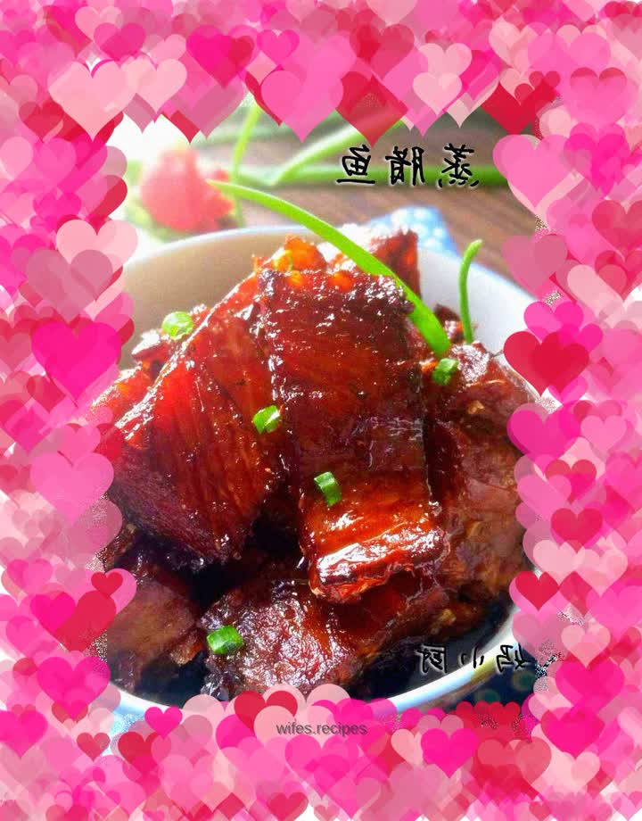 Homemade steamed cured fish