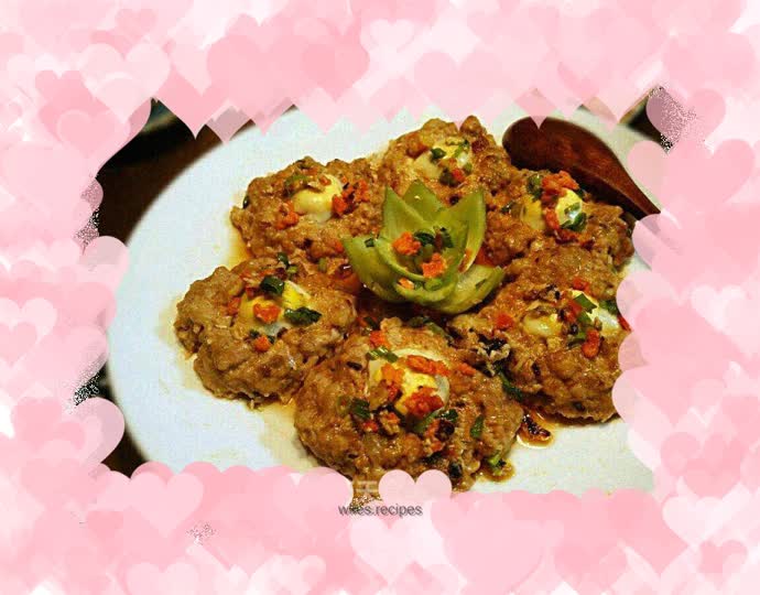 Steamed Crab Meat Omelette