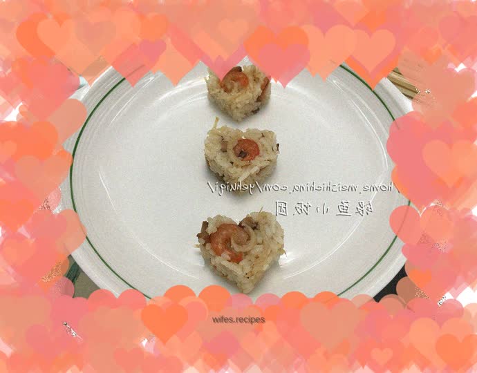 Whitebait rice balls