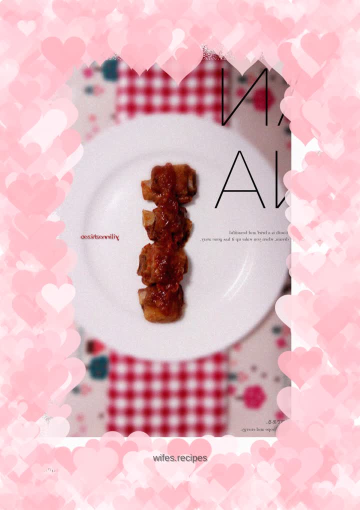 Pork Ribs with Tomato Sauce (Children’s Version)