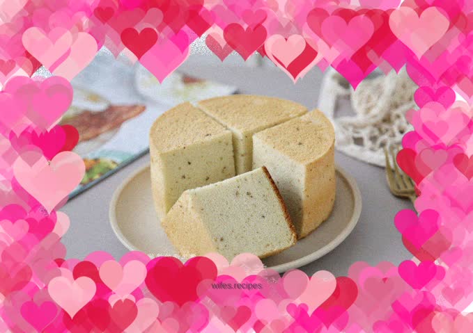 Osmanthus chiffon cake