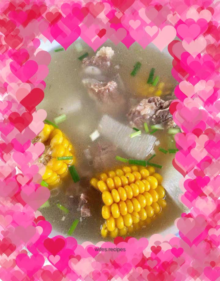Corn, Yam and Pork Ribs Soup