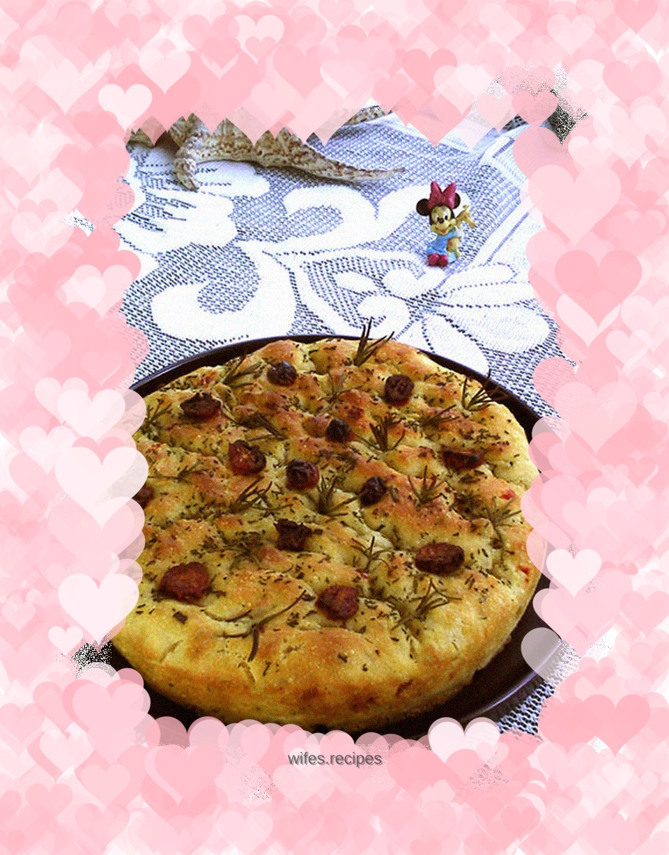 Dried Cherry Tomatoes and Rosemary Focaccia