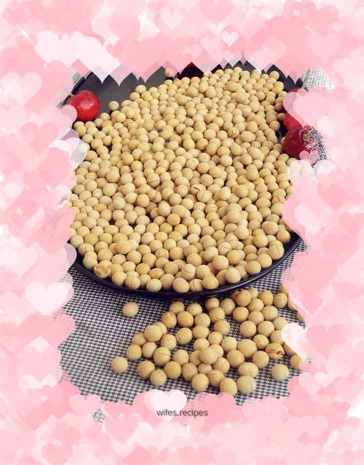 Bread machine fried soybeans
