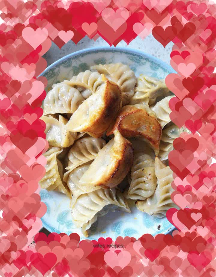 Lazy breakfast-fried dumplings