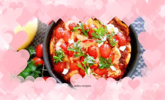 Tomato and red wine cheese pizza~Western food season 1 (including pizza dough and tomato sauce making)