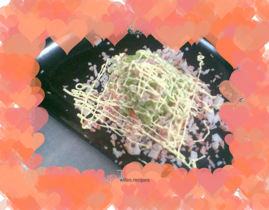 Fresh and refreshing, crab roe salad!