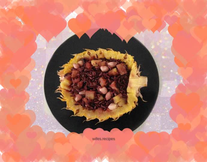 Purple Rice and Pineapple Rice