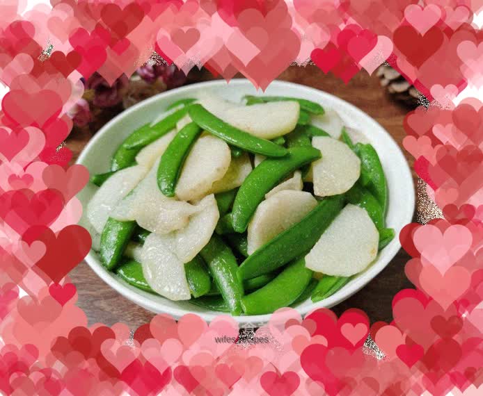 Stir-fried sweet beans with yam