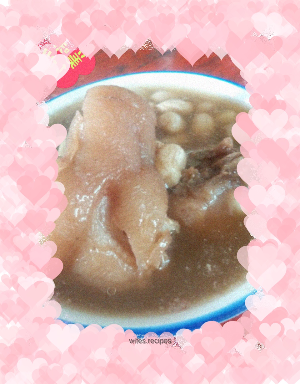 Dragon Flower Peanut Pig Trotter Soup