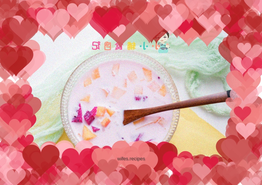 Milky fruit noodle for over 8 months old