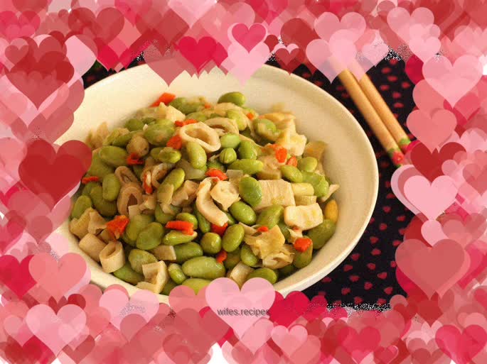 Flat-tip roasted edamame