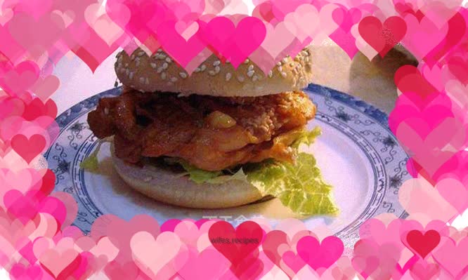 BBQ Chicken Thigh Burger