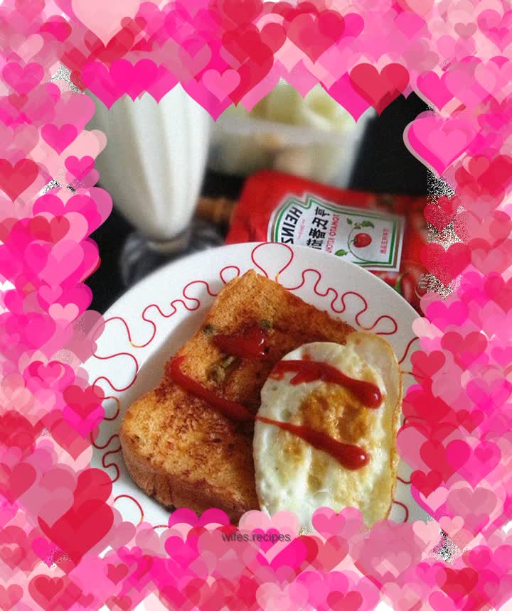 Healthy breakfast toast