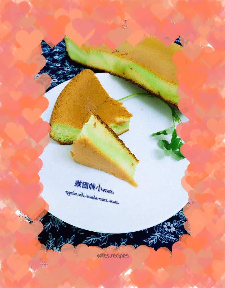 Two-color vegetable chiffon