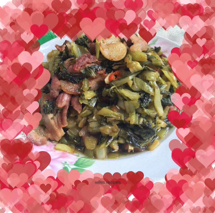 Stir-fried Pork Belly with Shuilucai