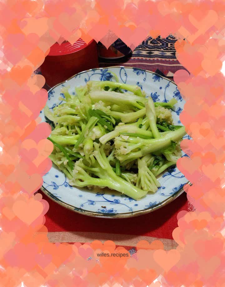 Stir-fried Cauliflower with Oyster Sauce