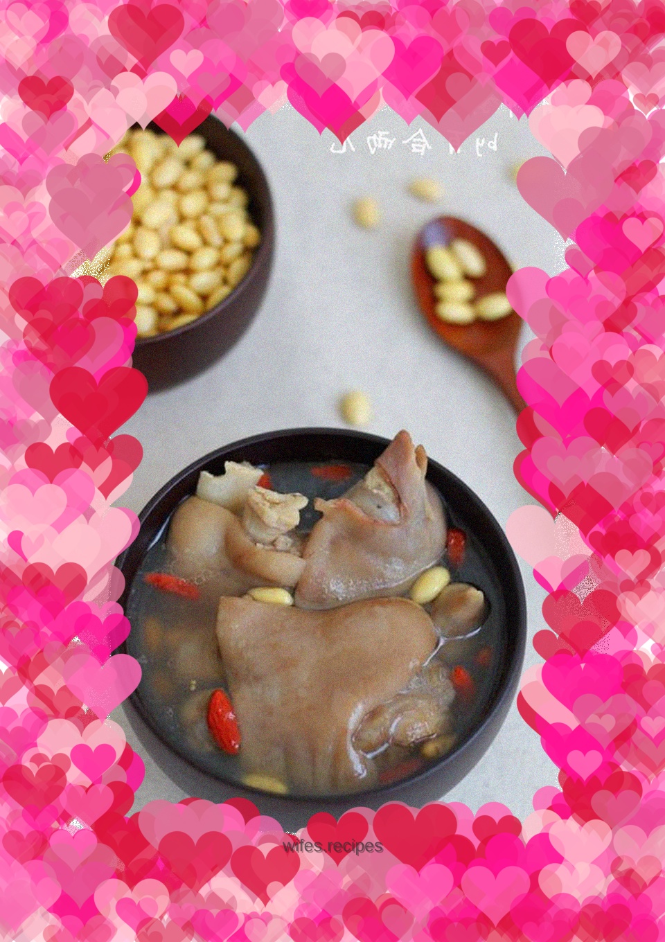 【Beauty】Pig’s trotters and soybean soup