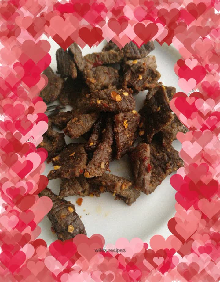 Roast beef jerky (homemade snacks from the oven)