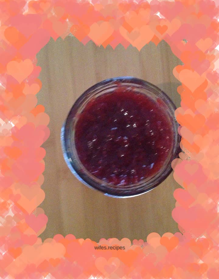 Homemade strawberry jam