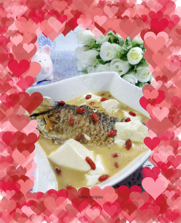 River crucian carp tofu soup