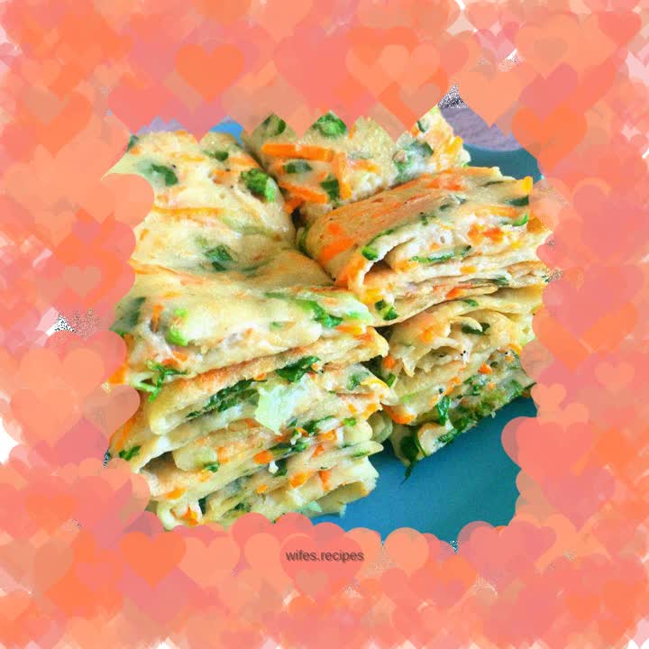 Vegetable egg pancake