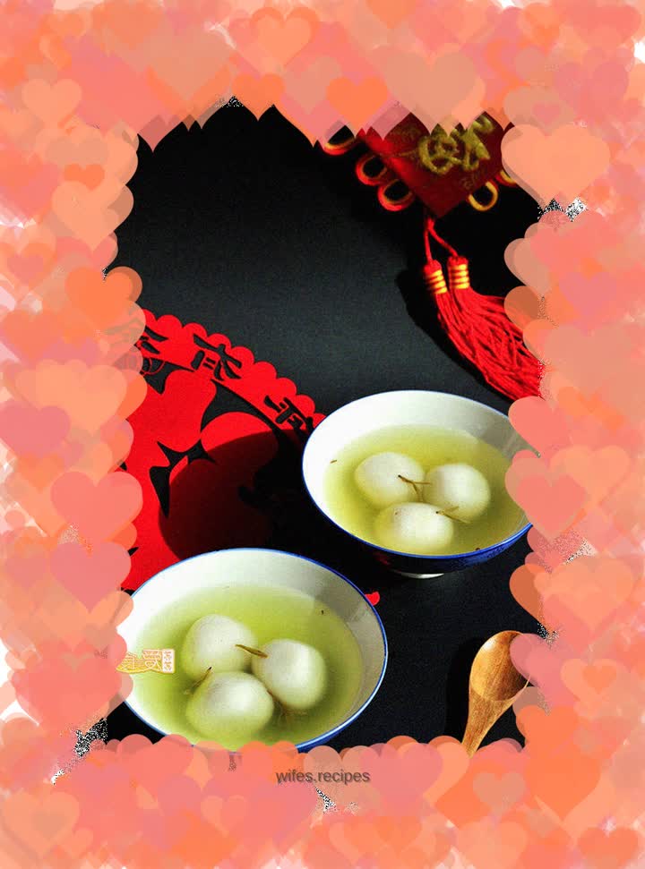 Longjing black sesame rice dumplings that are sweet and not greasy