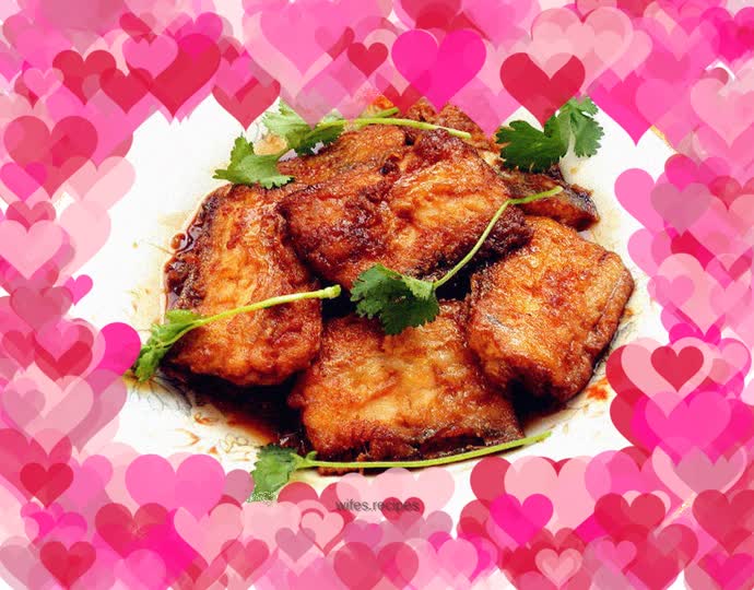 Homemade stewed hairtail