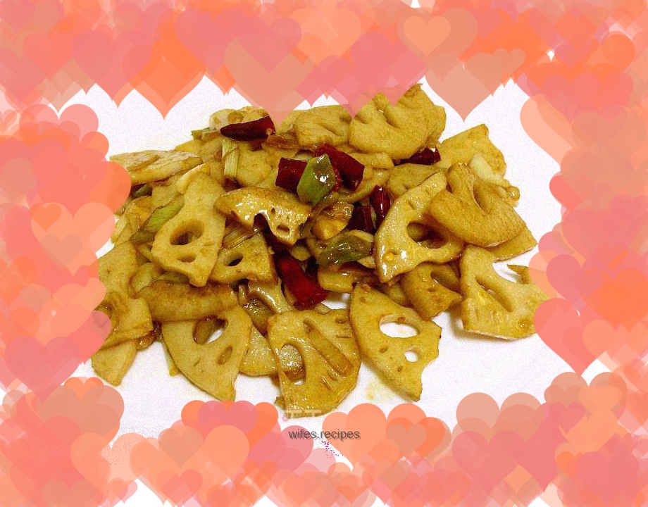 Hot and sour lotus root slices