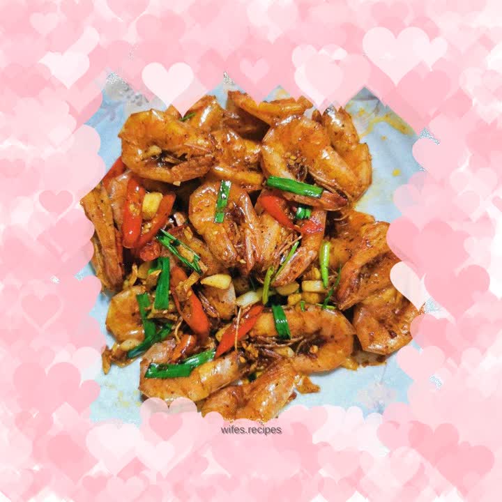 Braised Shrimp in Garlic Oil