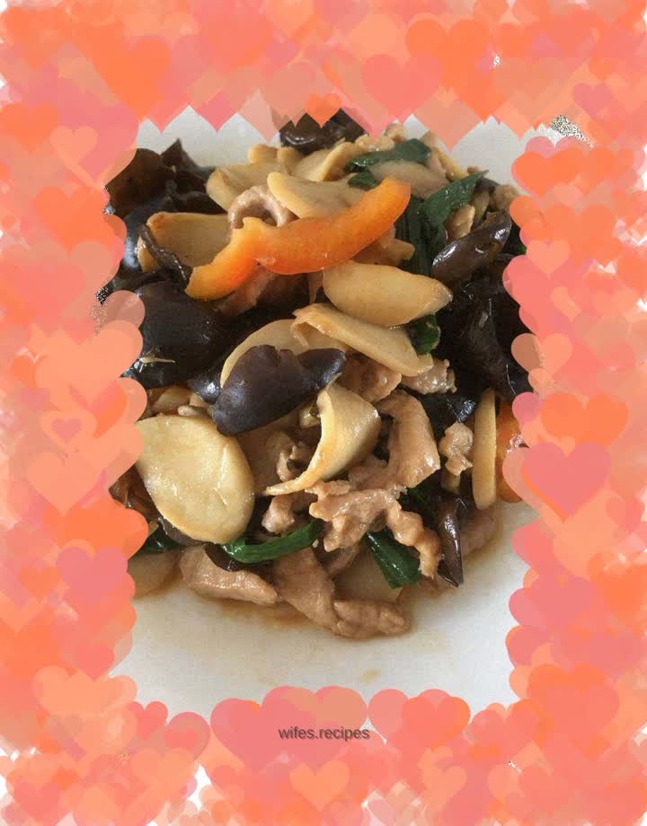 Stir-fried Pork with King Oyster Mushroom