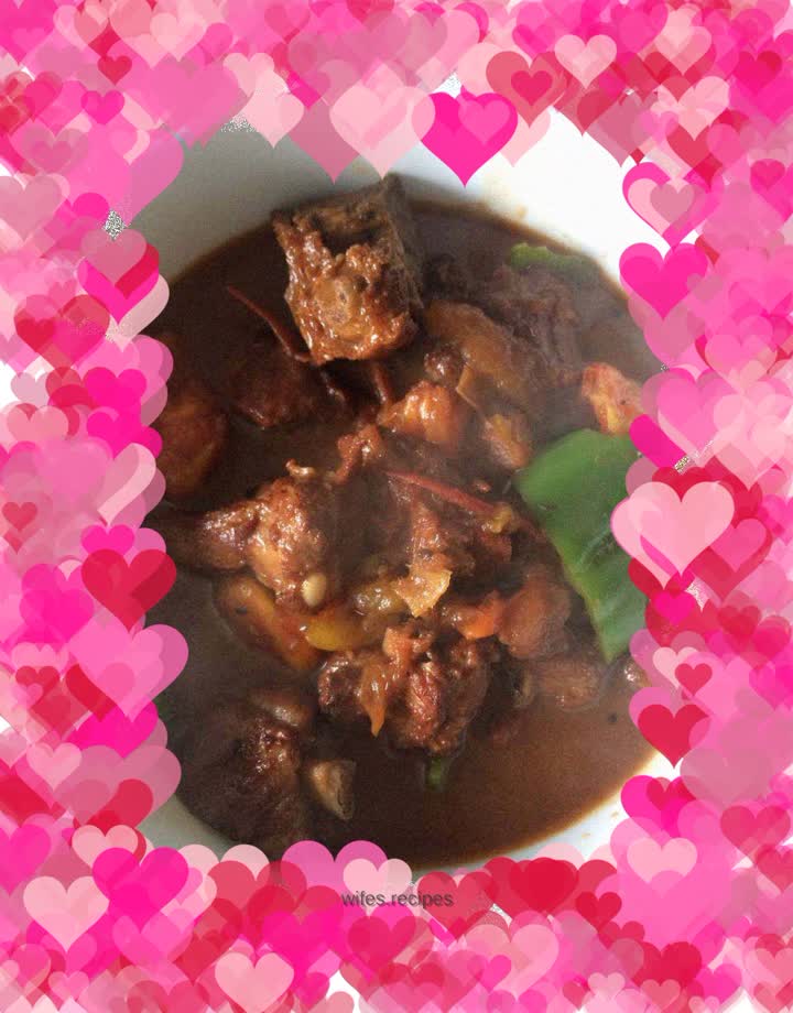 Tomato braised pork ribs