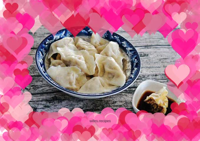 Sauerkraut and pork dumplings