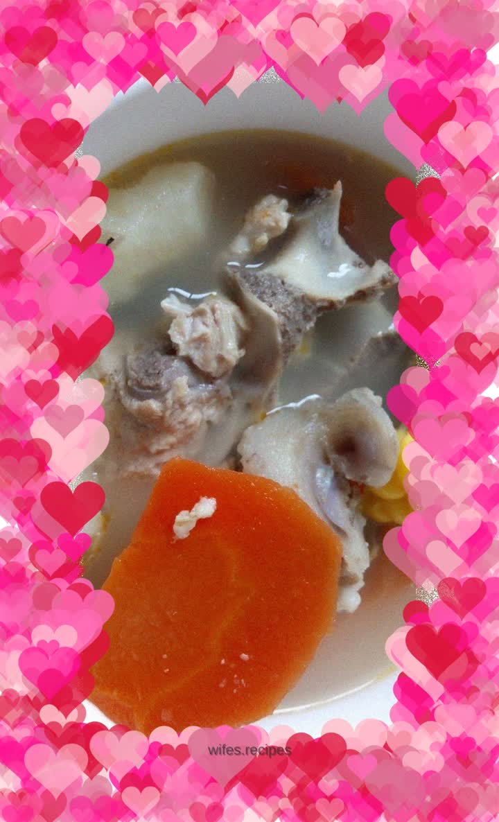 Water chestnut, carrot, corn, keel, old fire soup