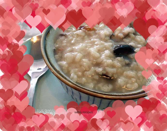 Mushroom and seafood porridge