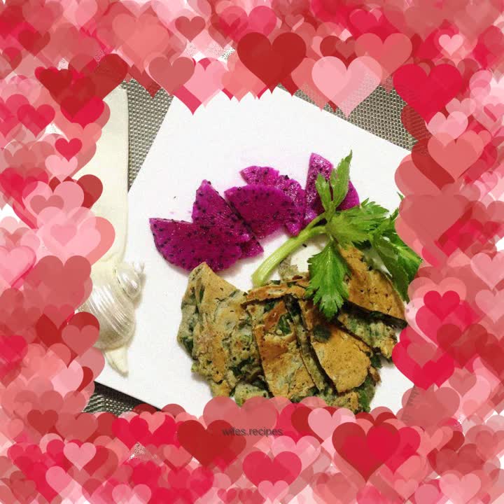 Sesame and Chive Egg Pancake