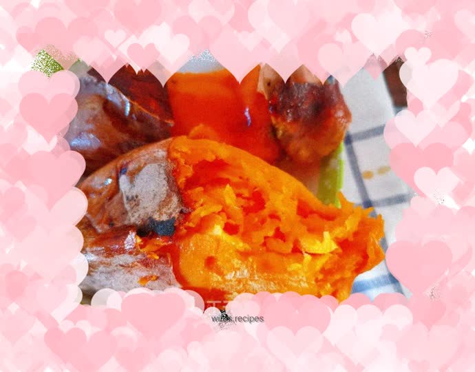 Roasted sweet potatoes