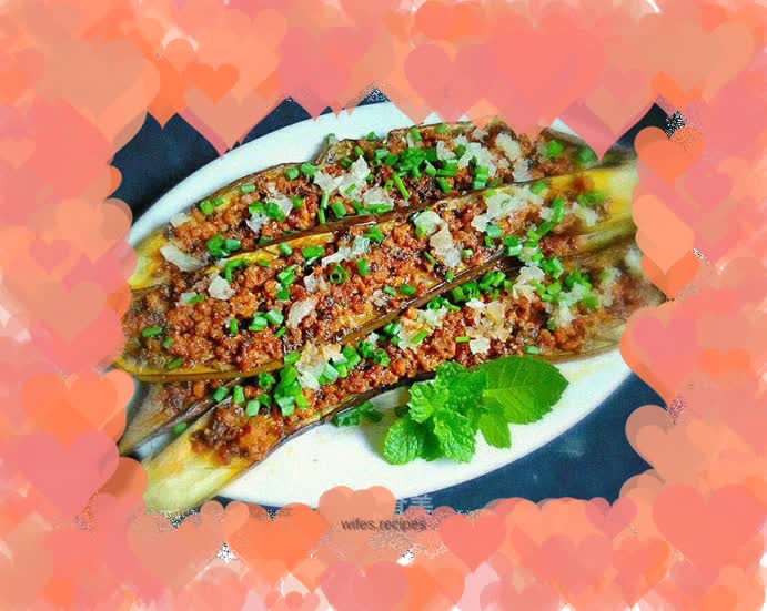 Grilled Eggplant with Minced Pork