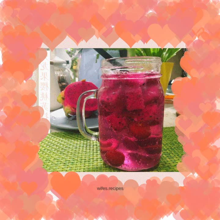 Dragon Fruit Cherry Soda